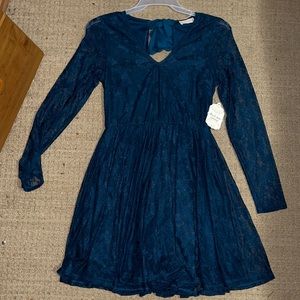Lace skater dress